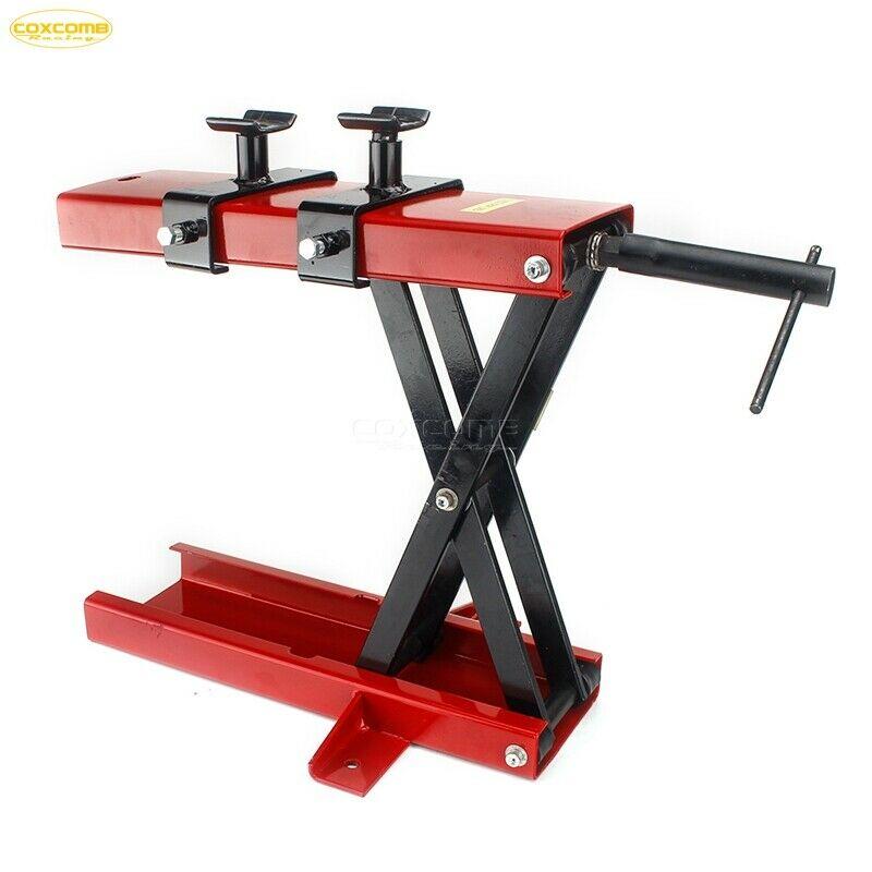 1100 LB Mini Scissor Motorcycle Center Scissor Lift Jack Hoist Stand Bikes ATVs