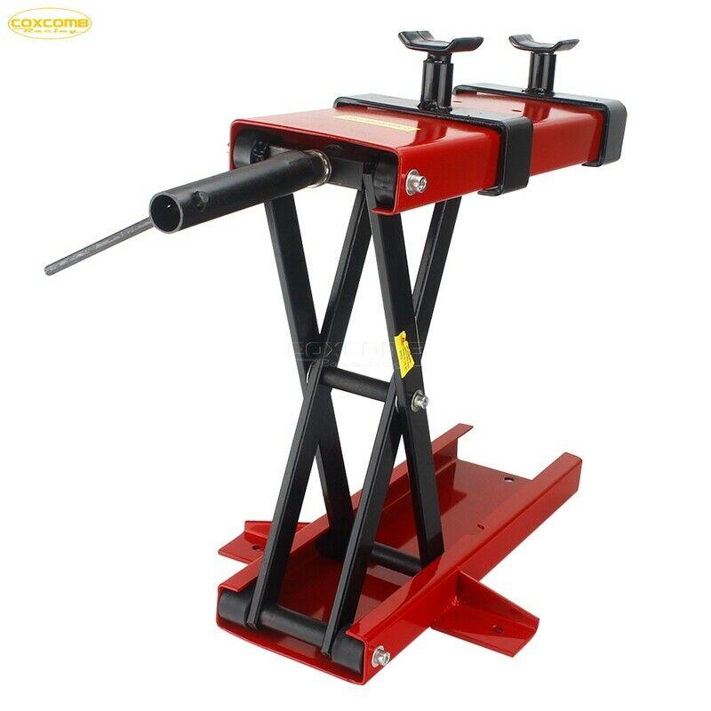 1100 LB Mini Scissor Motorcycle Center Scissor Lift Jack Hoist Stand Bikes ATVs
