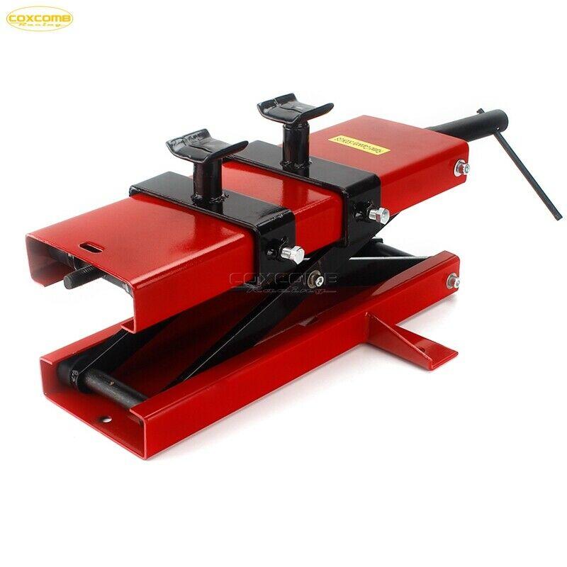 1100 LB Mini Scissor Motorcycle Center Scissor Lift Jack Hoist Stand Bikes ATVs