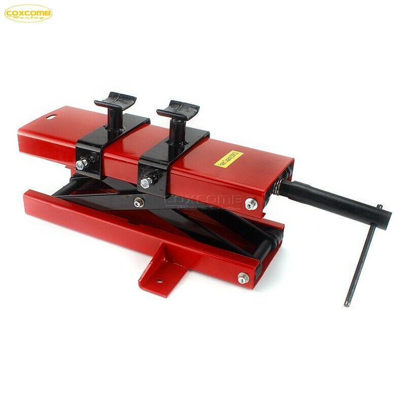 1100 LB Mini Scissor Motorcycle Center Scissor Lift Jack Hoist Stand Bikes ATVs