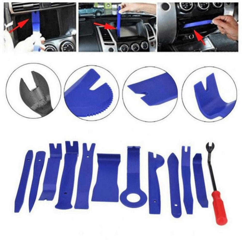 12pcs/set Car Trim Removal Tool Kit Set Interior Audio Removal Trim Door Panel Dashboard Removal Hand Tool Car Special Disassembly Tool