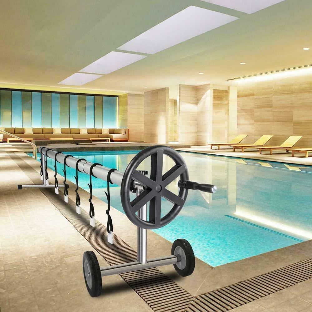 21 ft pool cover reel aluminum solar swimming inground cover blanket reel