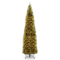 National Tree Company Prelit KingsFir 12ft Pencil Artificial Tree w/ Stand