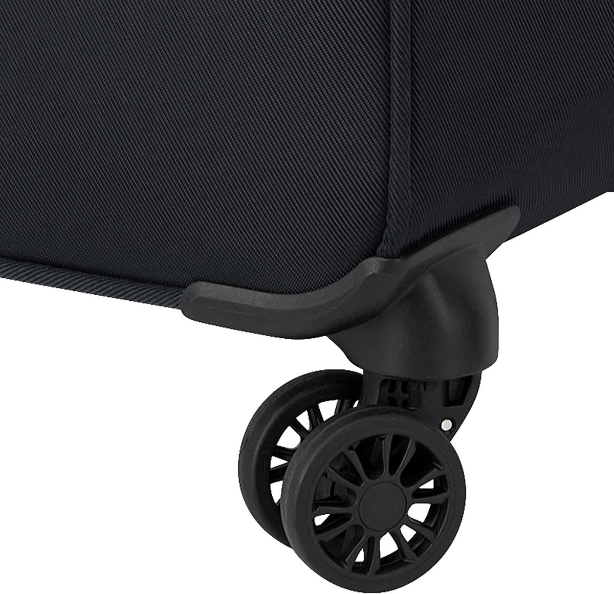 Sky Max 2.0 Softside Expandable Luggage with Spinner Wheels, Black, Carry-on 21 Inch
