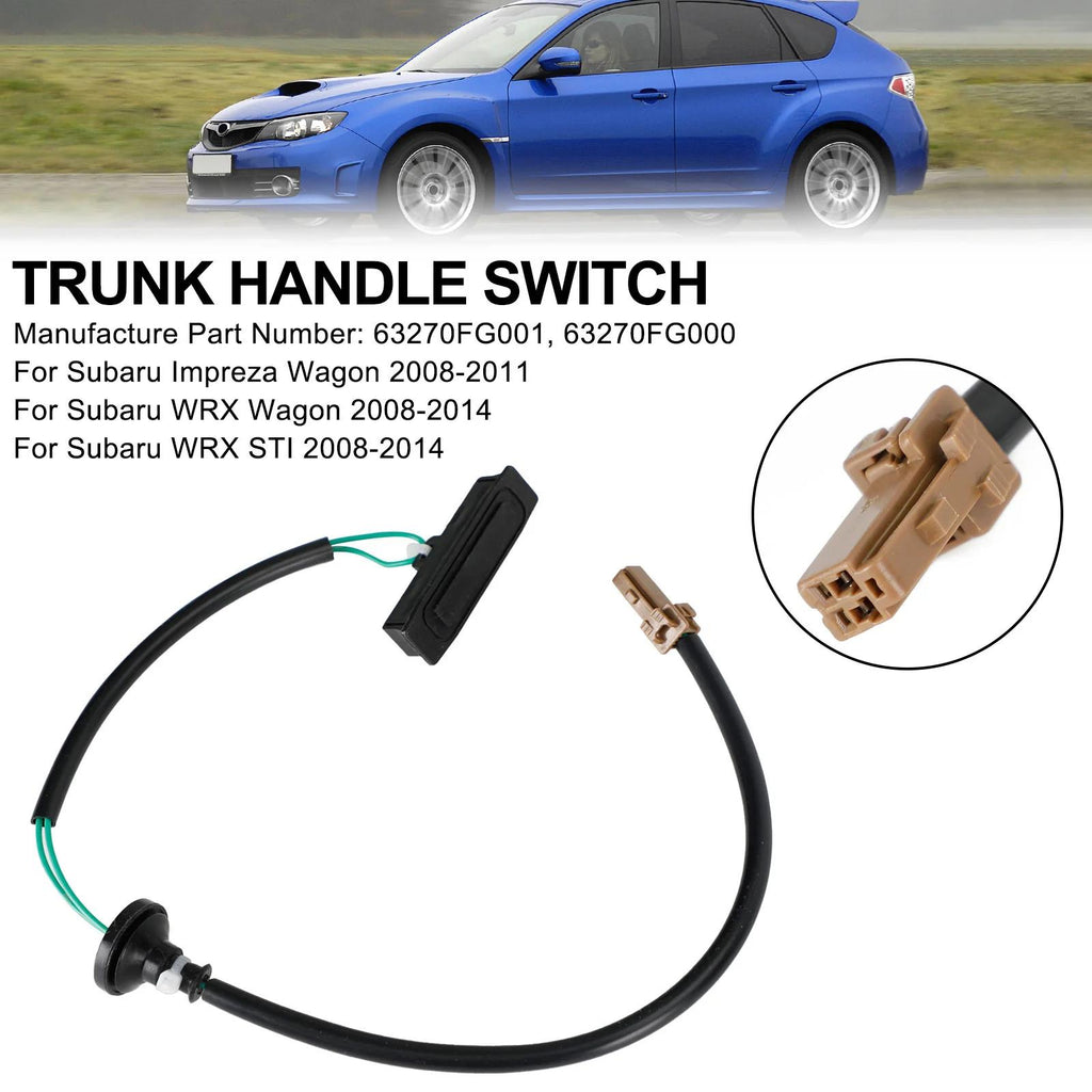 2008-2011 Subaru Impreza Wagon 63270FG001 63270FG000 Tailgate Hatch Trunk Handle Switch Generic