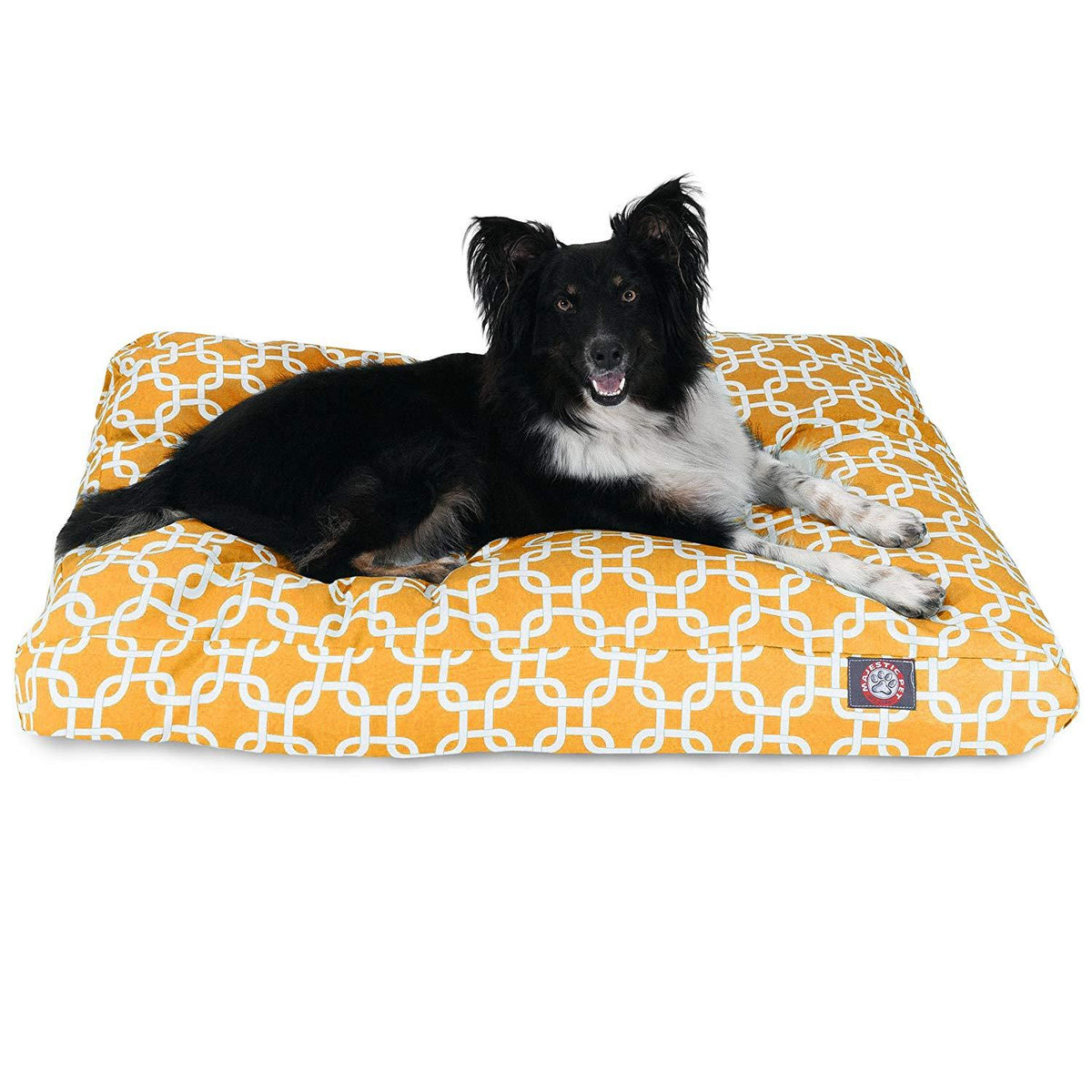 Majestic Pet Gray Links Medium Rectangle Indoor Outdoor Pet Dog Bed with Removable Washable Cover Products