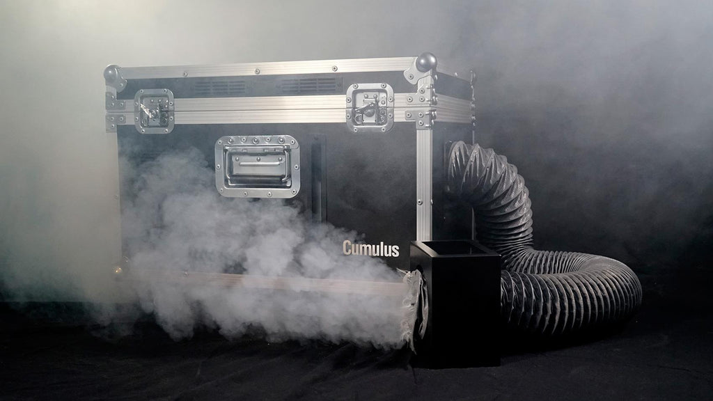 Chauvet DJ CUMULUS Fog Machine Fogger w/ Case+(2) Strobe Lights w/ Sound Sensors