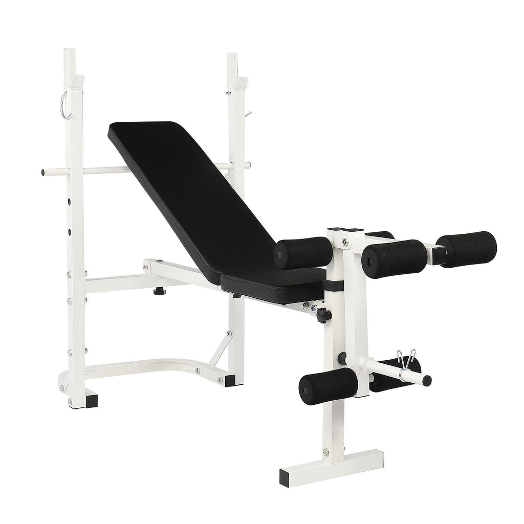 SamyoHome Adjustable Olympic Workout Bench, for Home Gym Strength Training