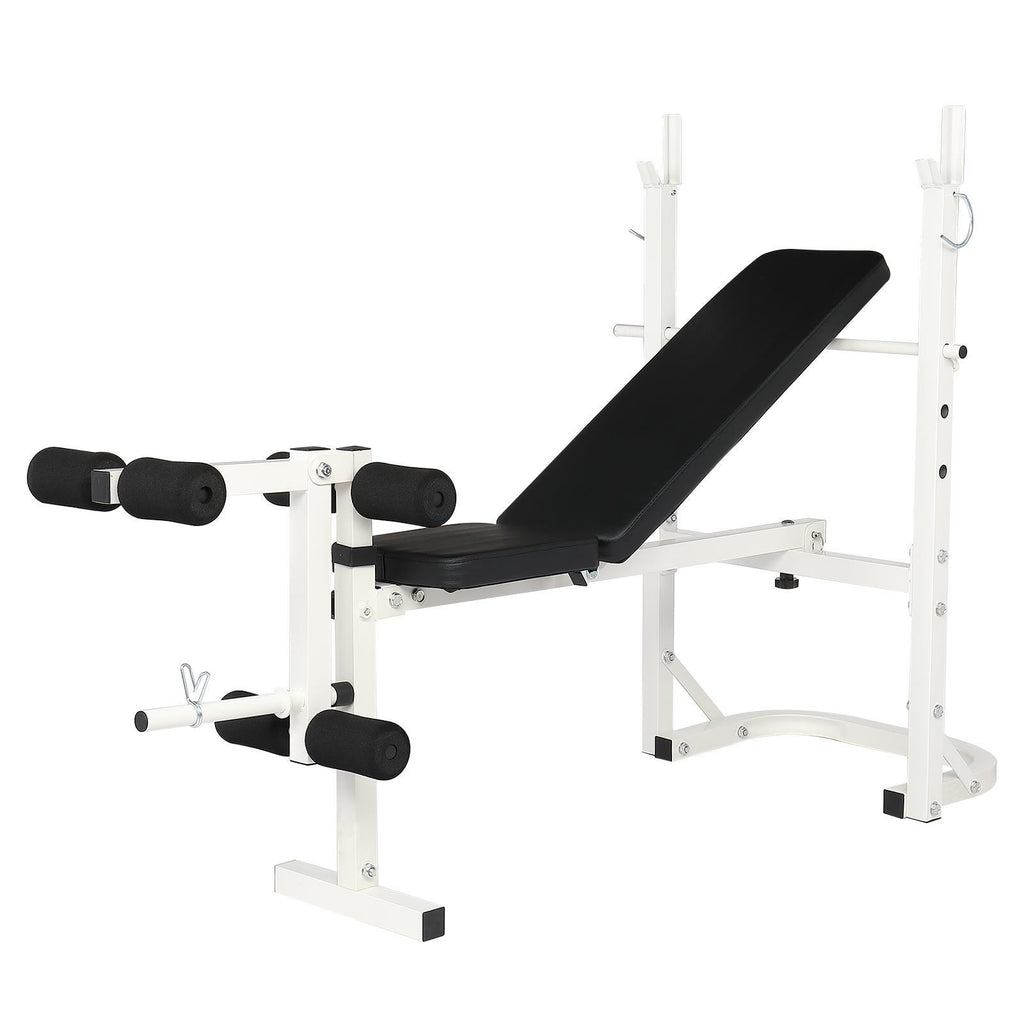 SamyoHome Adjustable Olympic Workout Bench, for Home Gym Strength Training
