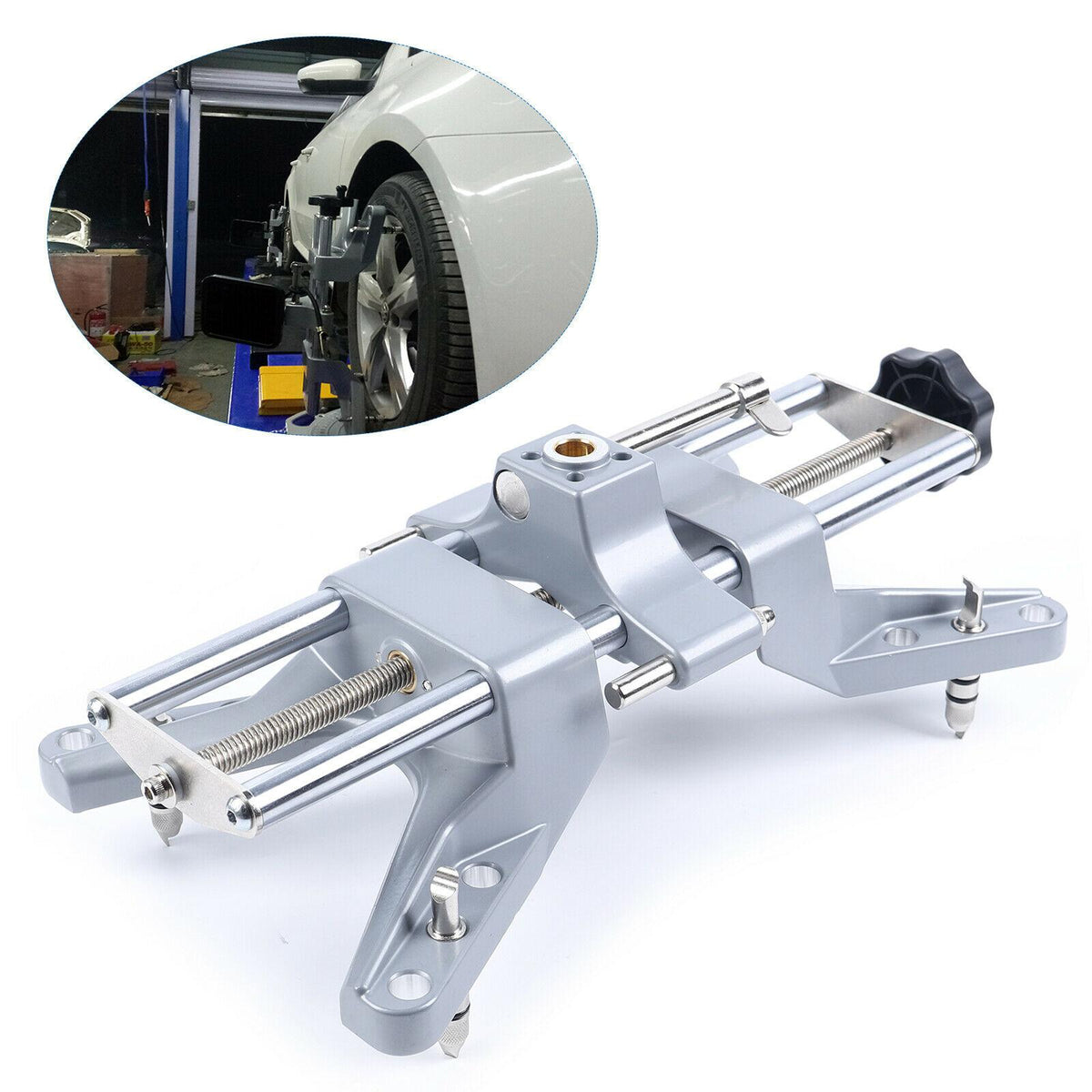11-25 IN Car Wheel Aligner Alignment 3D Precision Fixture Four Wheels Positioner