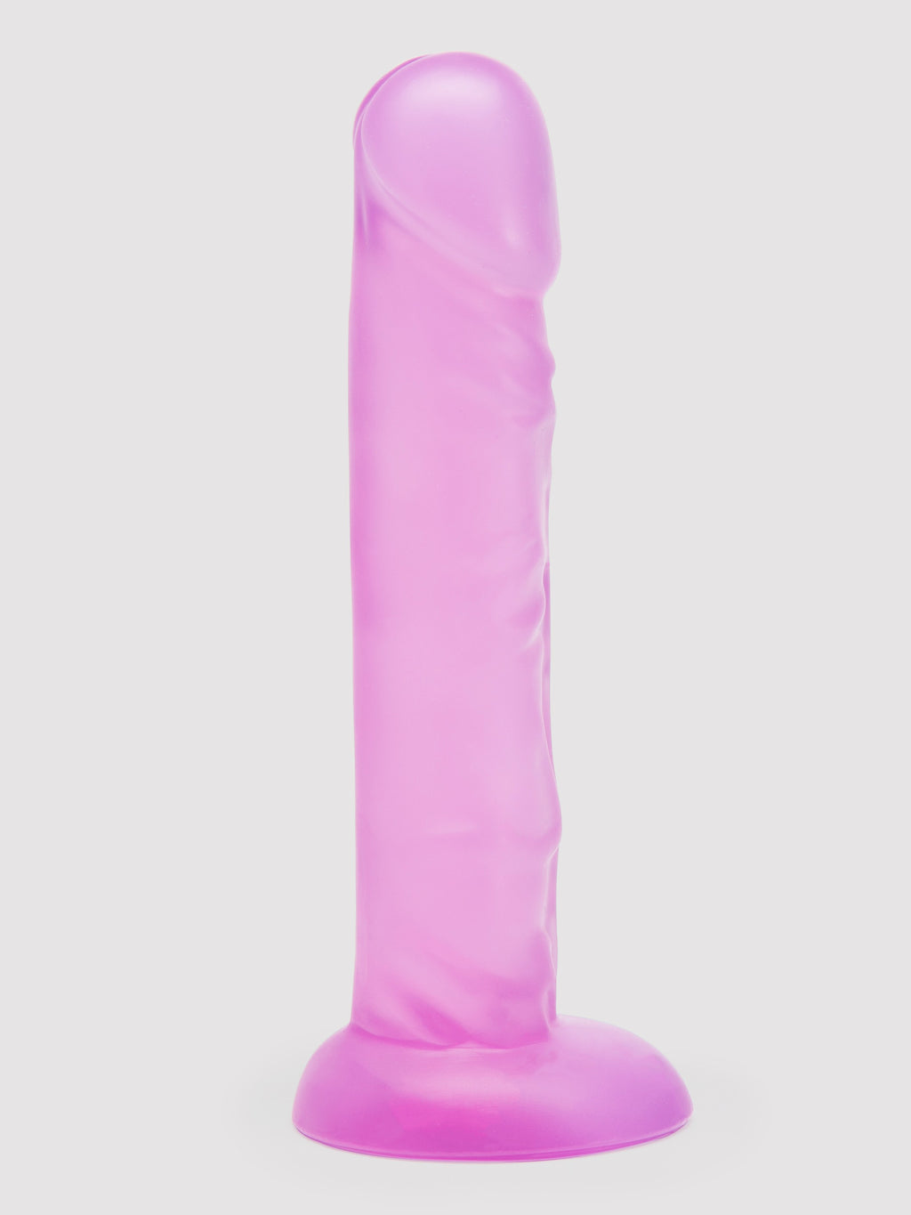 BASICS Suction Cup Dildo 8 Inch, Purple | Purple