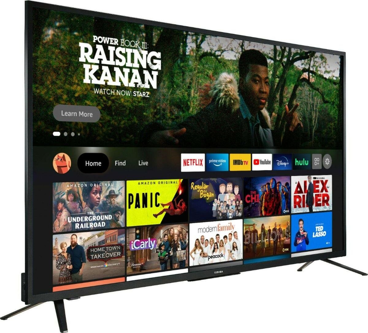 toshiba - 55" class led 4k uhd smart fire tv