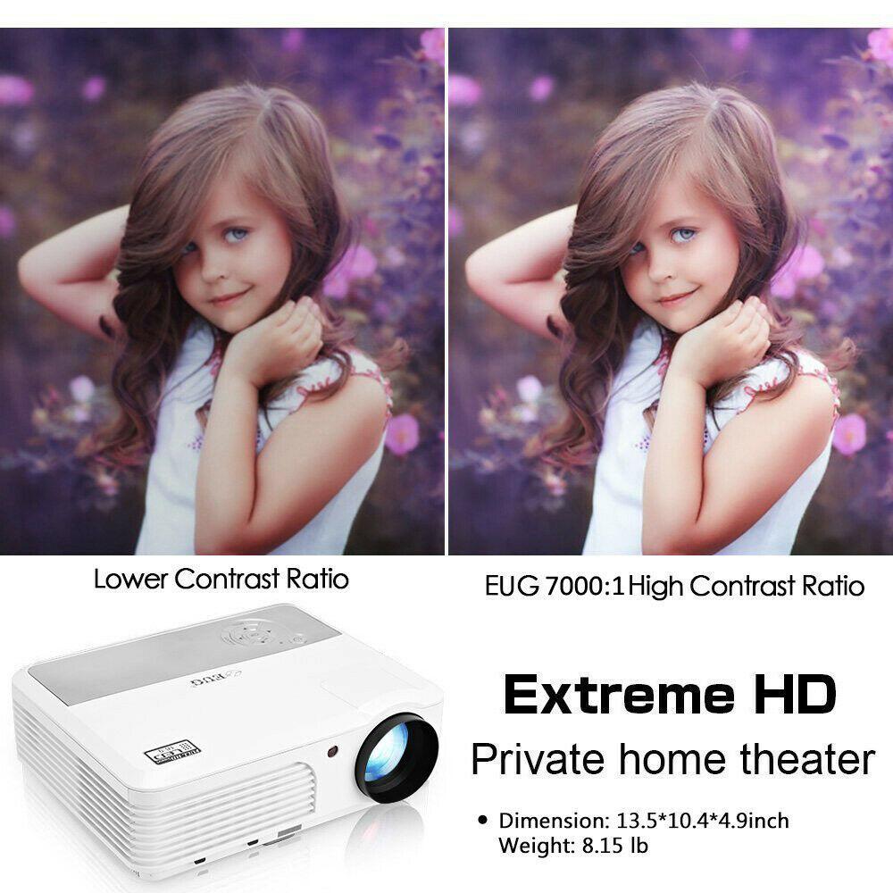 5000lm smart android projector full hd home theater movie bt tv bundle bracket