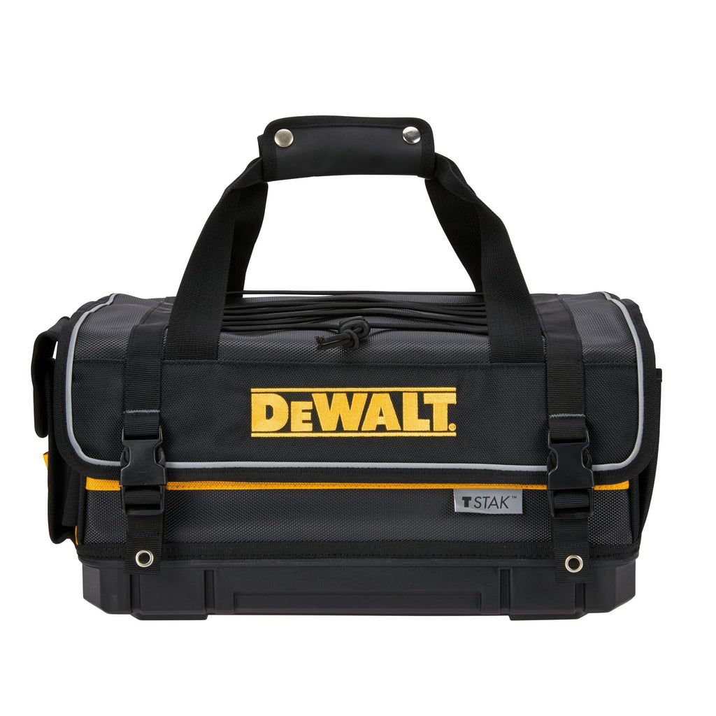 TSTAK Tool Bag, 16-inch Durable Tote with Tool Organizer and Hard Bottom (DWST17623)