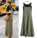 2021 Women Solid Brief Cotton Dungaree Overalls