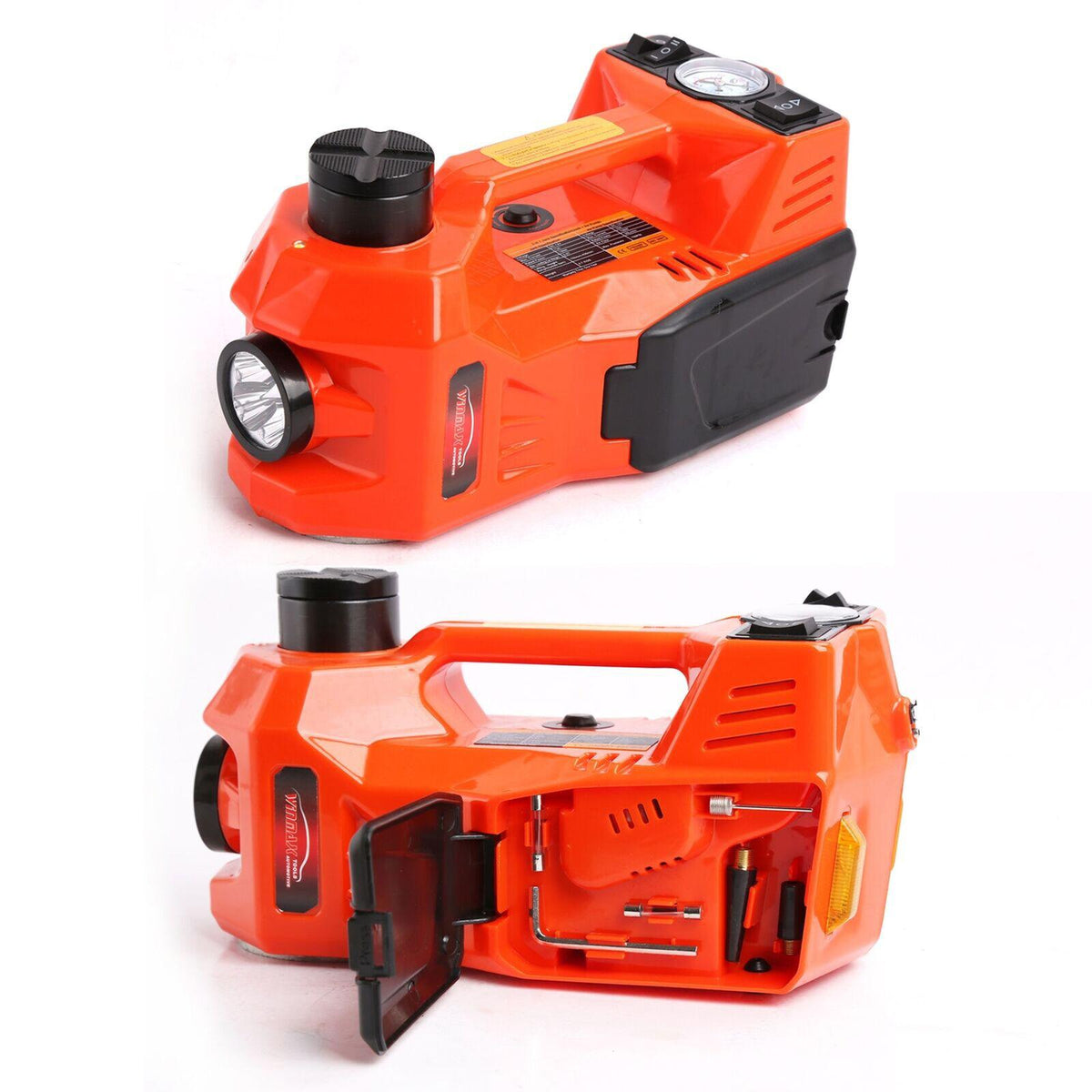 Electric Car Jack Kit w/Impact Wrench Hydraulic Floor Jack 5Ton 12V Tire Change