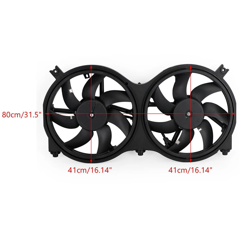 2014-2023 Infiniti QX60 Radiator Cooling Fan Assembly 214813JA2E 214813JA0E NI3115149 214813JA1B Generic