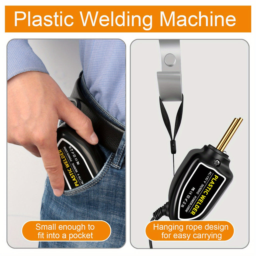 US Plug Professional Plastics Welders Hot Staplers Machine Staple PVC Repairing Machine Car Bumper Repairing Stapler Welding Tool