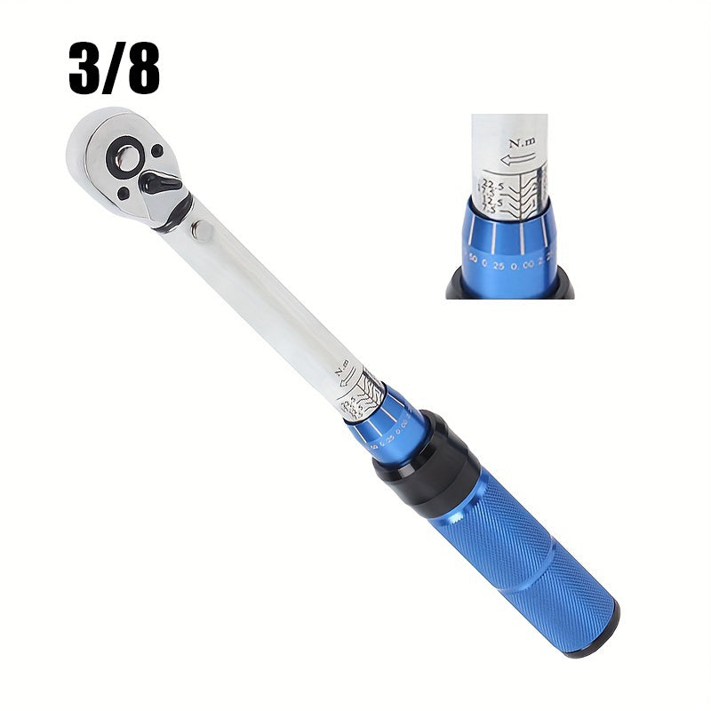 Torque Wrench 3/8'' 1/4''Square Drive Head Adjustable Torque Spanner 5-25N.m Hand Tools For Car Repair And Bike Repairing Square Drive Torque Key