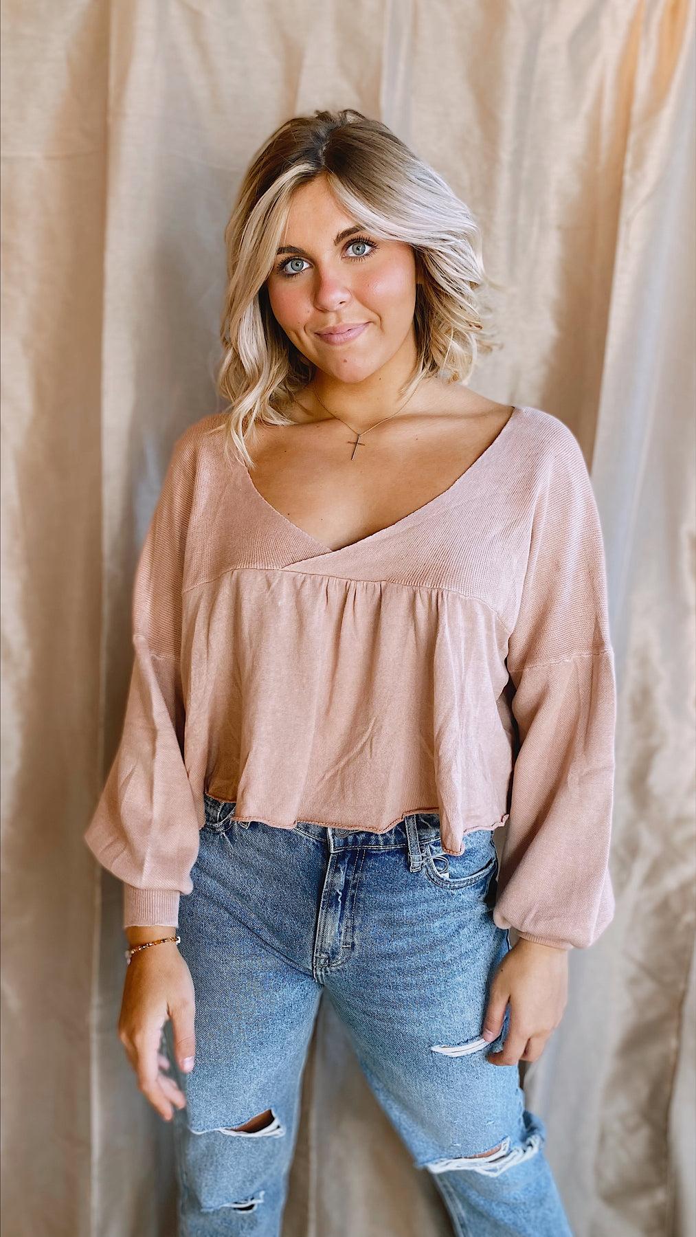 The Subside V Neck Sweater