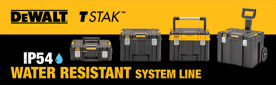 TSTAK Tool Bag, 16-inch Durable Tote with Tool Organizer and Hard Bottom (DWST17623)