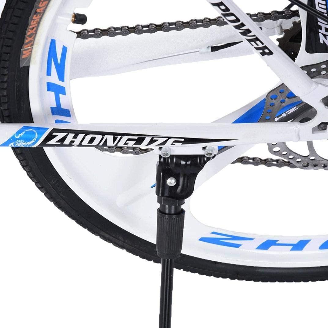 Qianglin 24'' 21 Speed Full Suspension Road Bike,Outdoor Fitness Cycling Bicycle Mechanical Dual Disc Brakes 700C Tire City Bike,Fit for Adults/Youth Student Urban Commuter(US Stock)