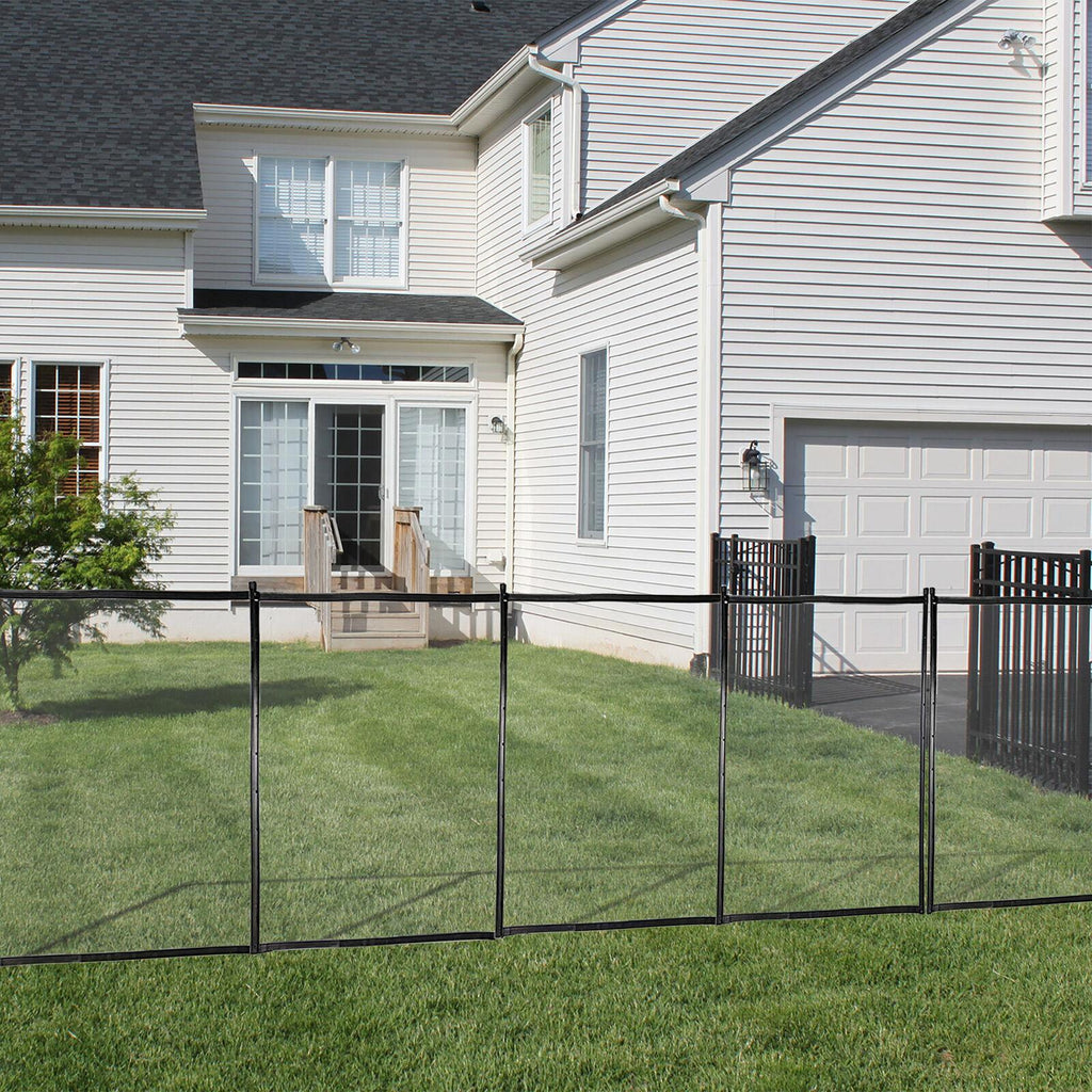 pool fences 4'x48' in-ground swimming pool sectional kit removable mesh barrier