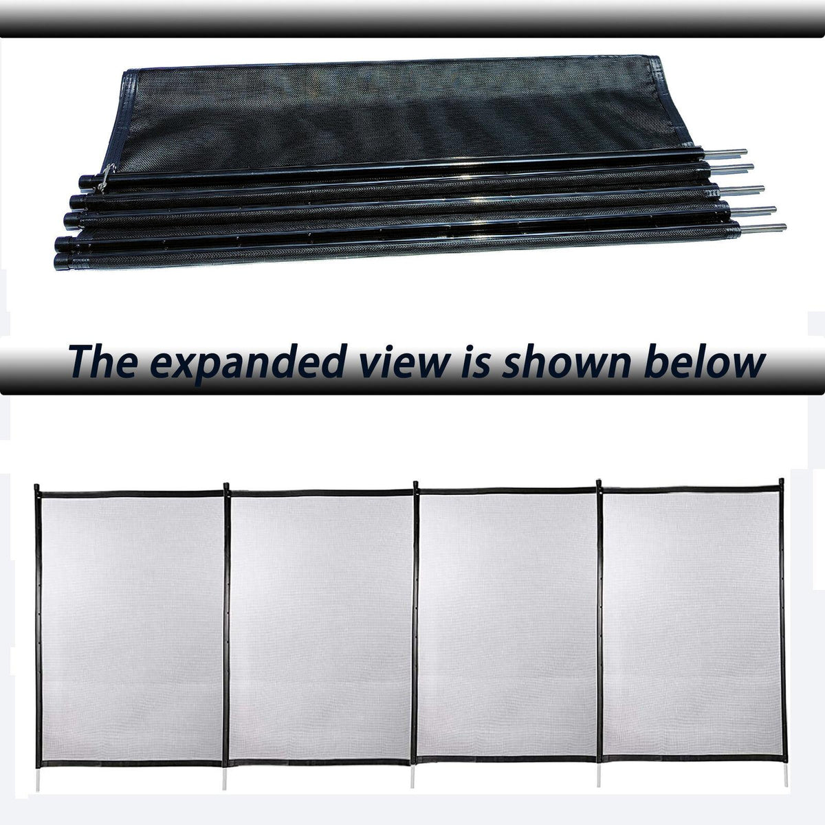 pool fences 4'x48' in-ground swimming pool sectional kit removable mesh barrier