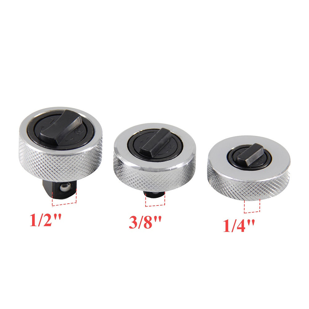Mini Ratchet Socket Wrench Whole Steel Palm Ratchet Socket Finger Reversible Ratchet Handle 1/4" 3/8"1/2" Drive
