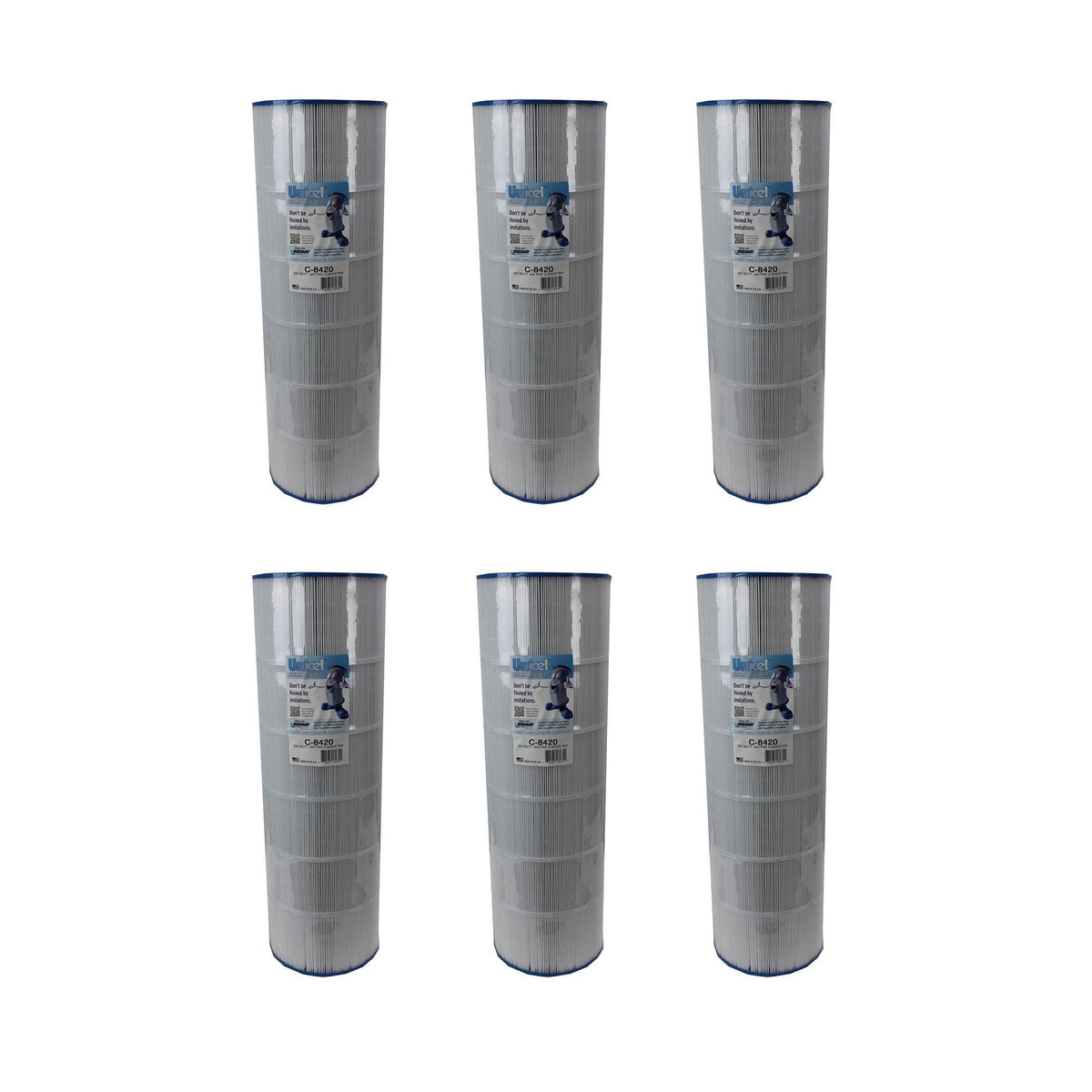 unicel c-8420 spa pool replacement cartridge filter 200 sq ft hayward (6 pack)