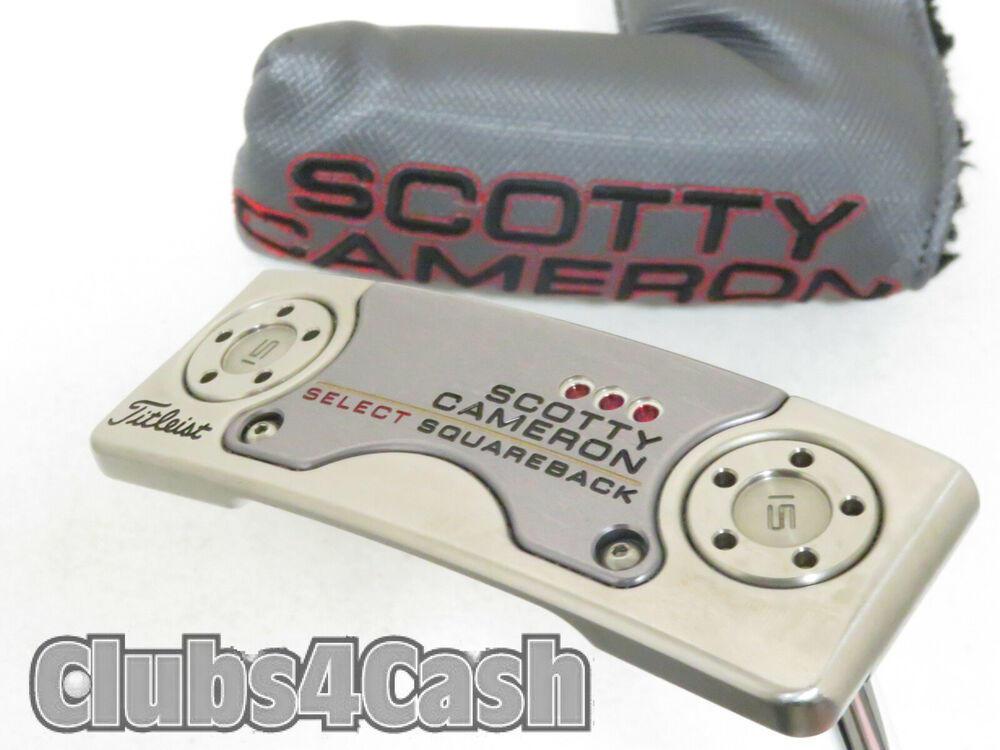 Titleist Scotty Cameron 2018 Select Squareback Putter 34" +Cover