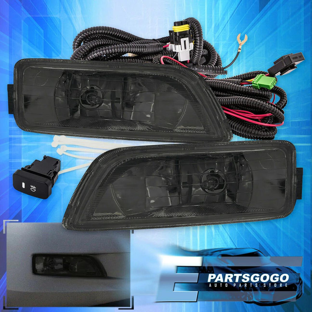 Smoke Lens Fog Lights + Switch For Honda Accord 2003-2007  / Acura Tl 2004-2008 Generic