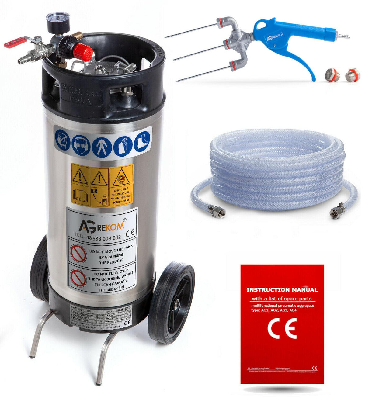 MEAT MARINADE INJECTOR PROFESSIONAL 5 GALLON BBQ PORK BEEF TURKEY BRISKET BRINE