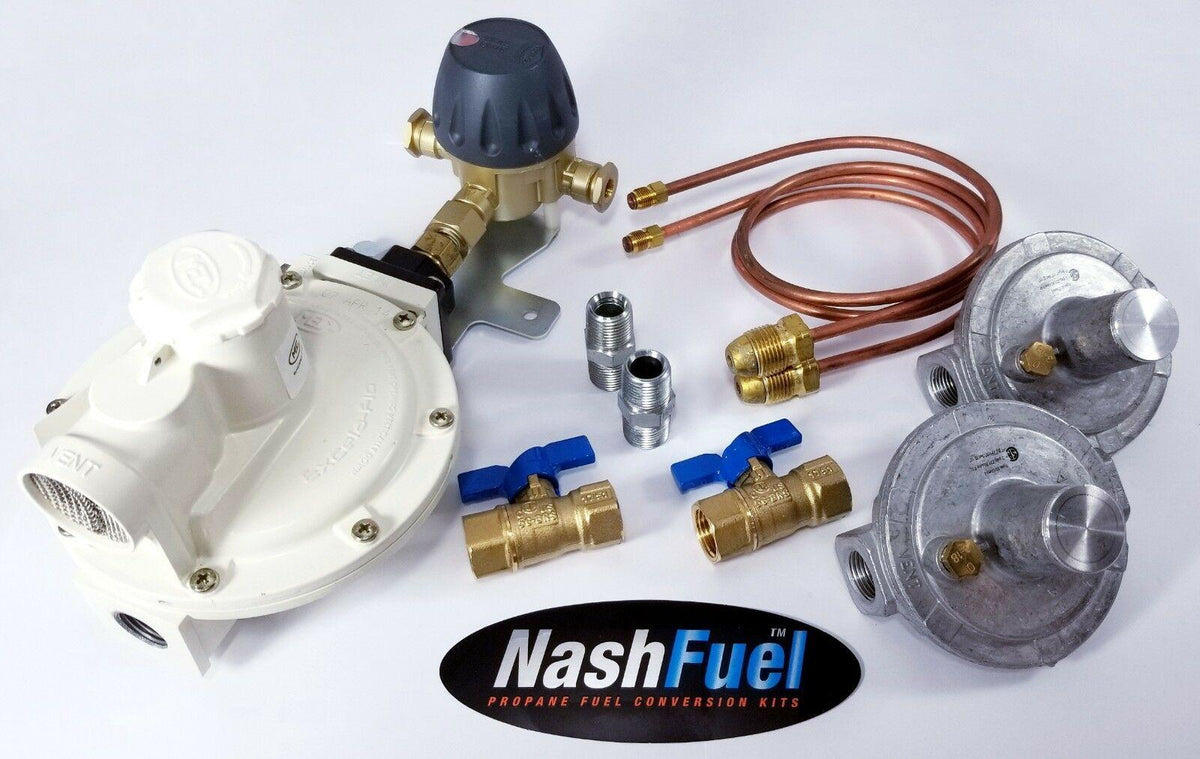 HEAVY DUTY AUTOMATIC CHANGEOVER PROPANE SYSTEM HOME SUPPLY REGULATOR TWO TANKS