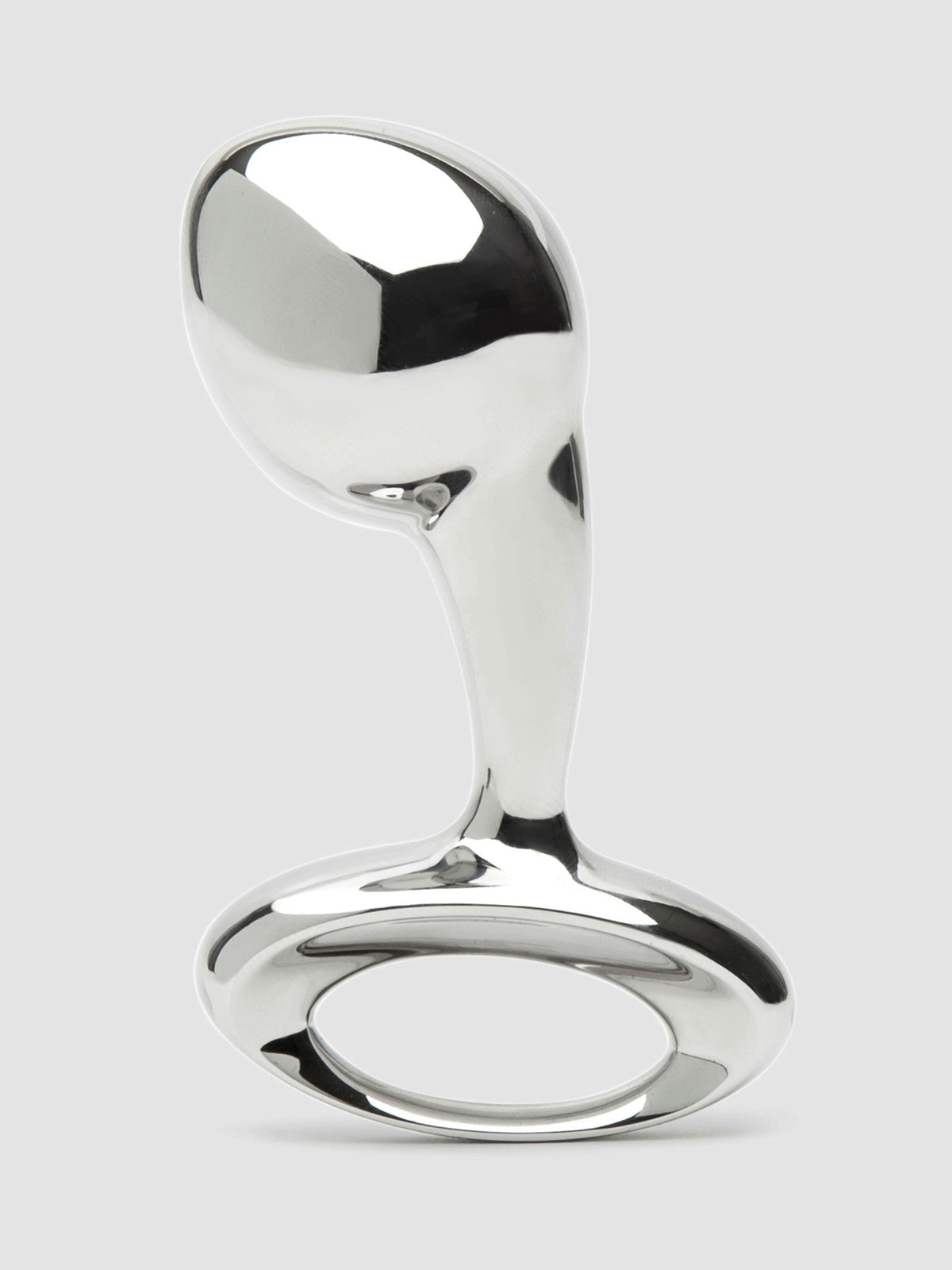 njoy Pure Plug Medium Stainless Steel Butt Plug, Silver