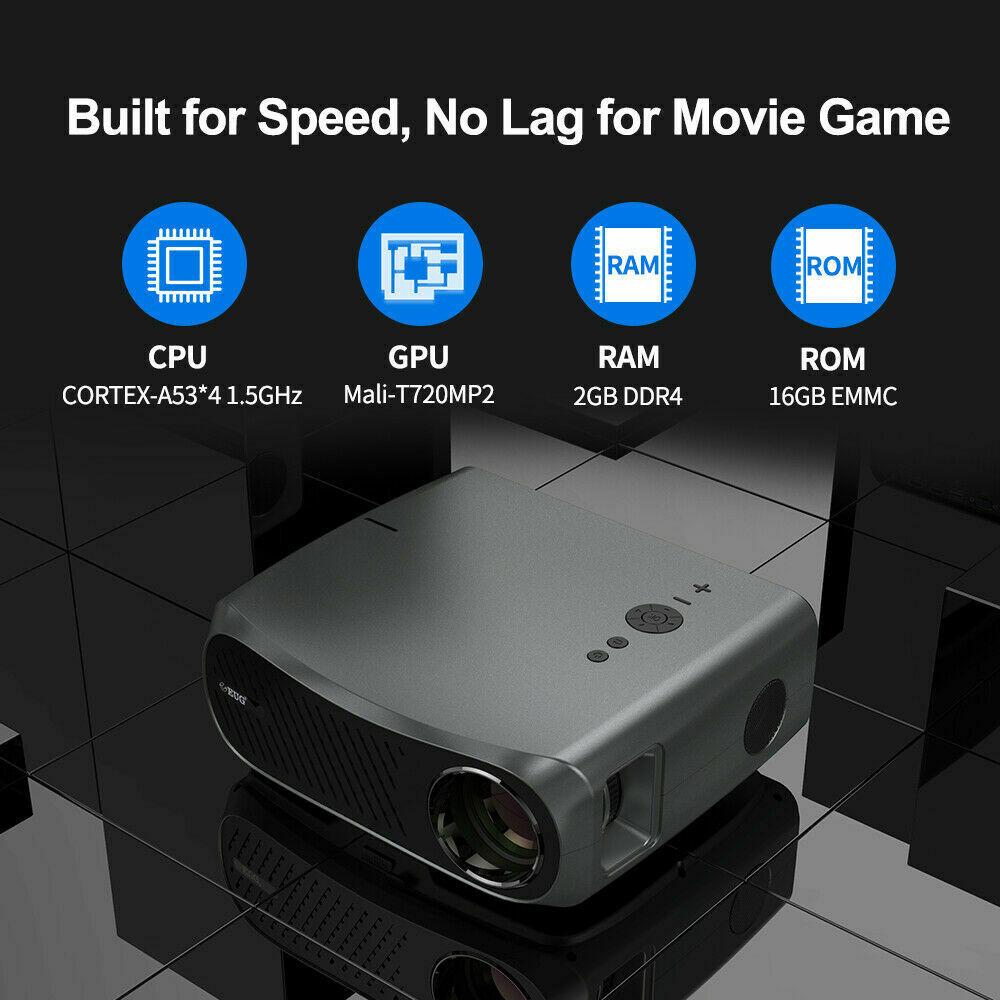 led wifi smart projector 1080p home theater proyector airplay wireless party tv