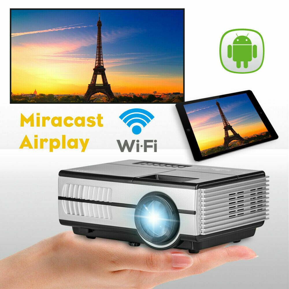 full hd wifi smart movie projector home theater proyector 1080p video tv youtube