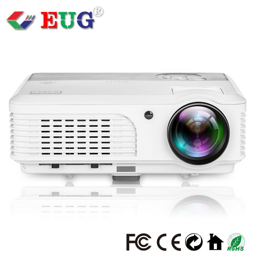5000lms lcd led projector home theater video proyector game hdmi*2 usb party tv