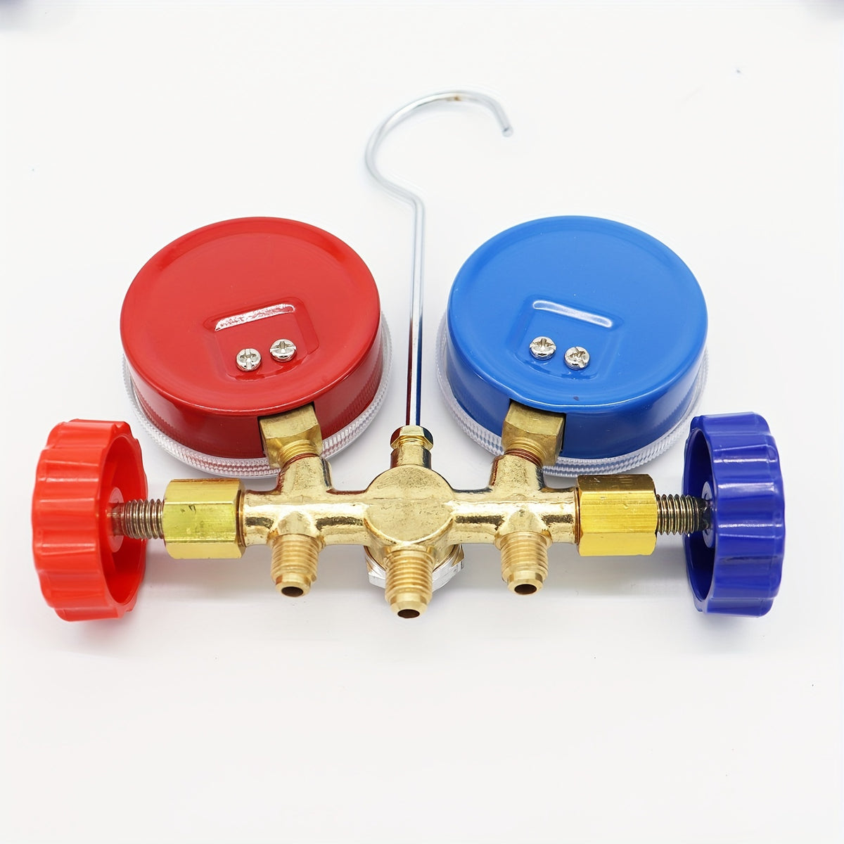 For R12 R22 R404A R134A Manifold Refrigerant GauAir Condition Refrigeration Set Air Conditioning Tools With Hose And Hook