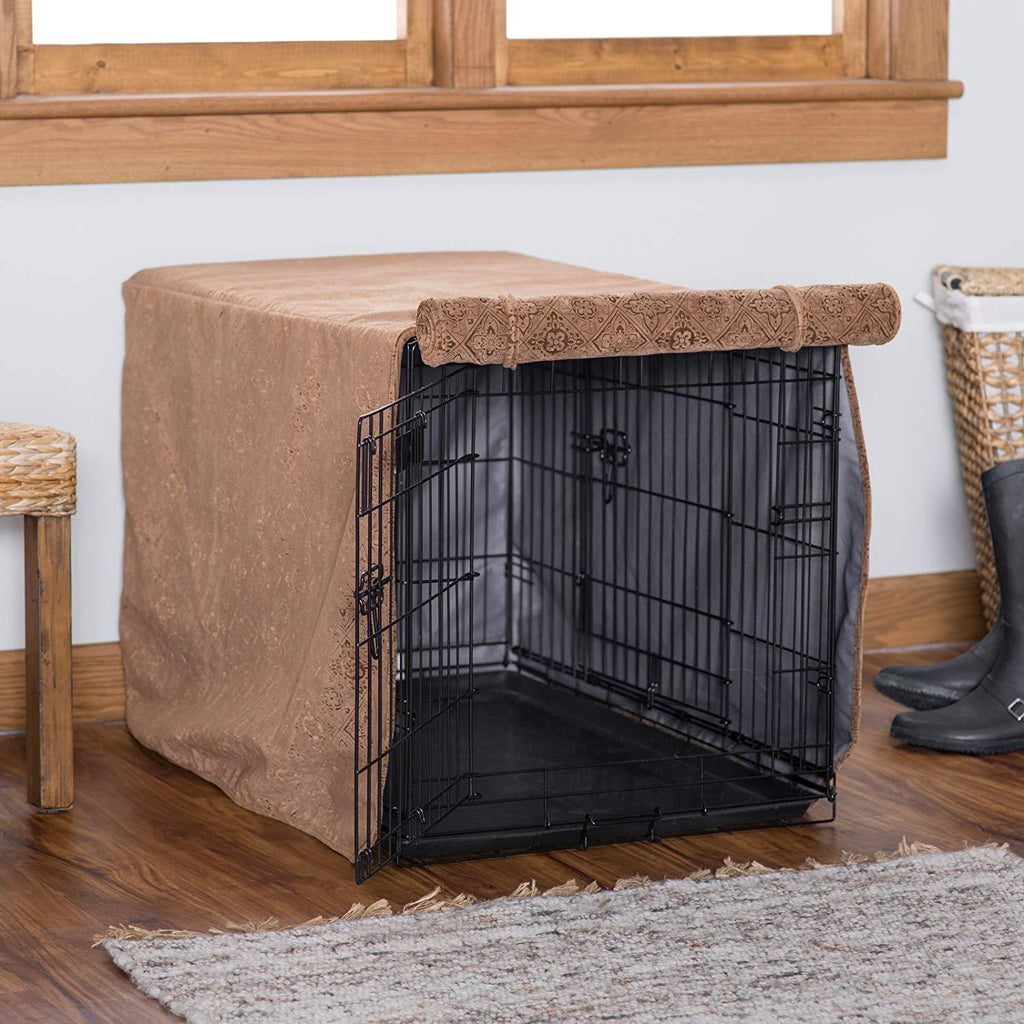 Bowsers Luxury Crate Cover, Medium, Herringbone