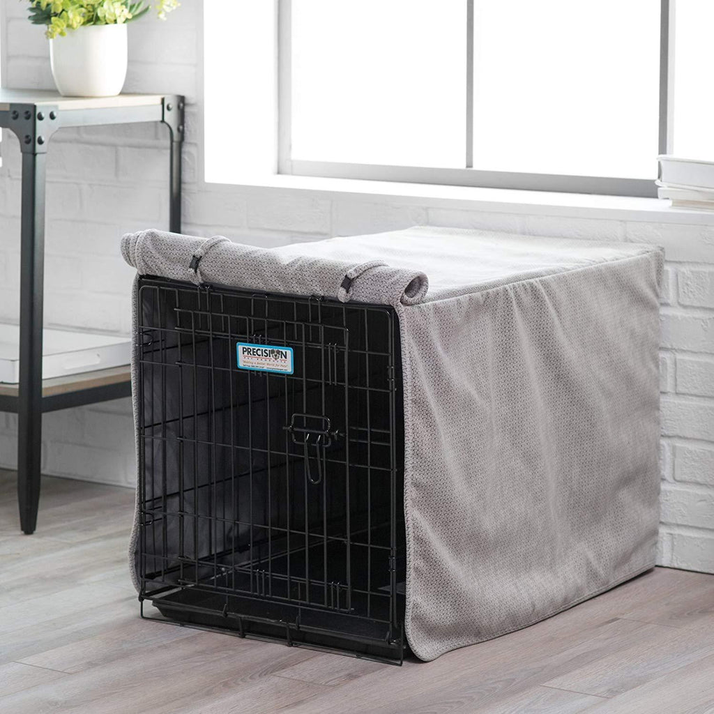 Bowsers Luxury Crate Cover, Medium, Herringbone