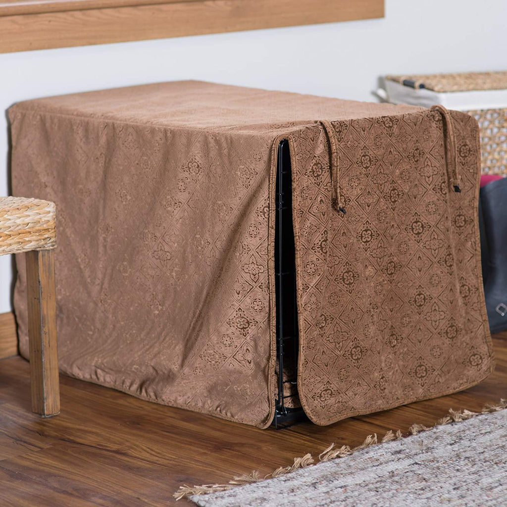 Bowsers Luxury Crate Cover, Medium, Herringbone