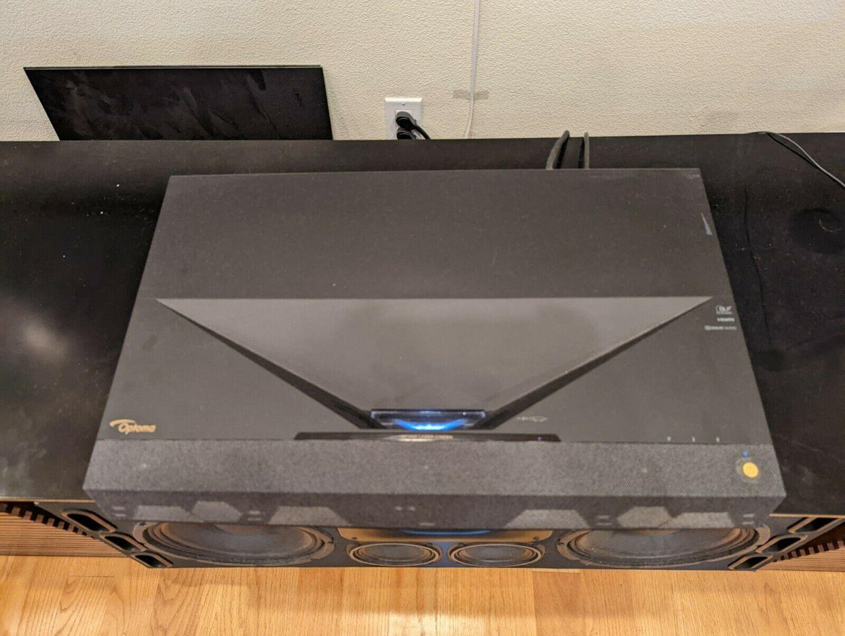 optoma cinemax p1 4k uhd laser ultra short throw bright 3000 lumens tv