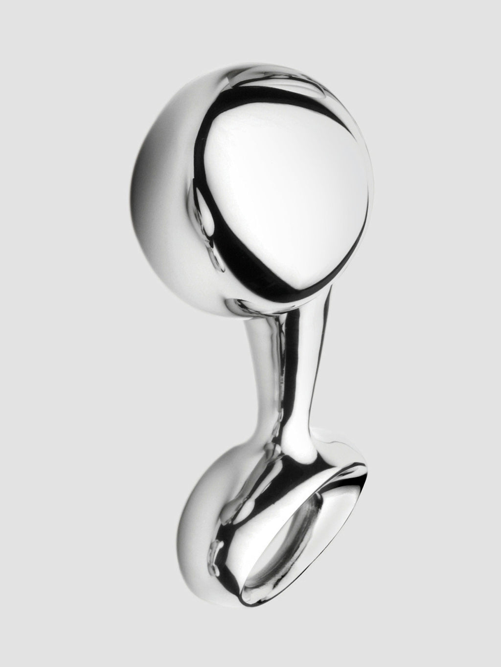 njoy Pure Plug Large Stainless Steel Butt Plug, Silver
