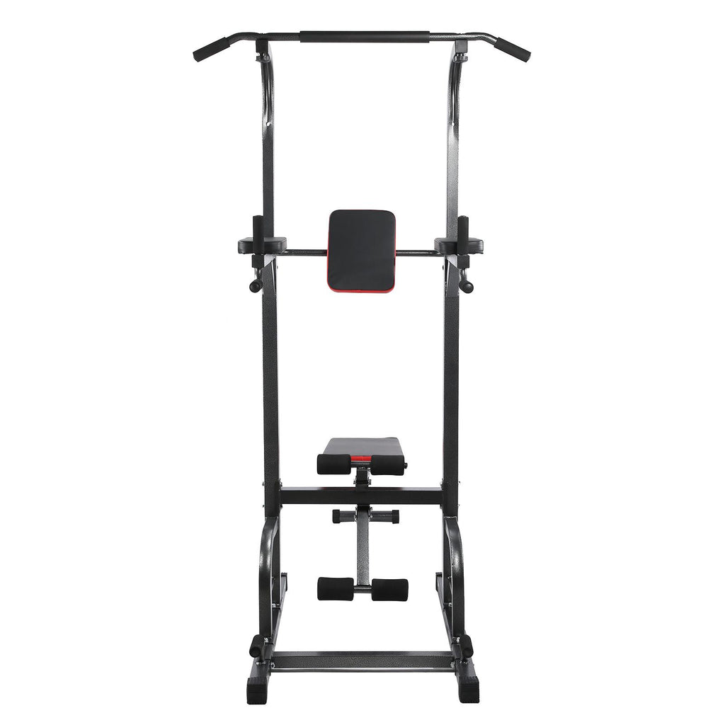 EBTOOLS Multifunction Pull-Up Bar Bracket with Foldable Supine Board Bench 6 Adjustable Height Fitness Equipment
