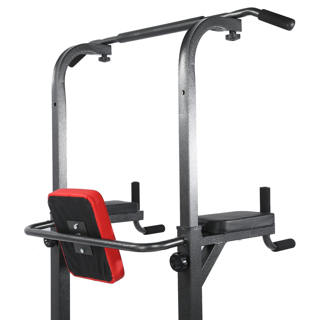 EBTOOLS Multifunction Pull-Up Bar Bracket with Foldable Supine Board Bench 6 Adjustable Height Fitness Equipment