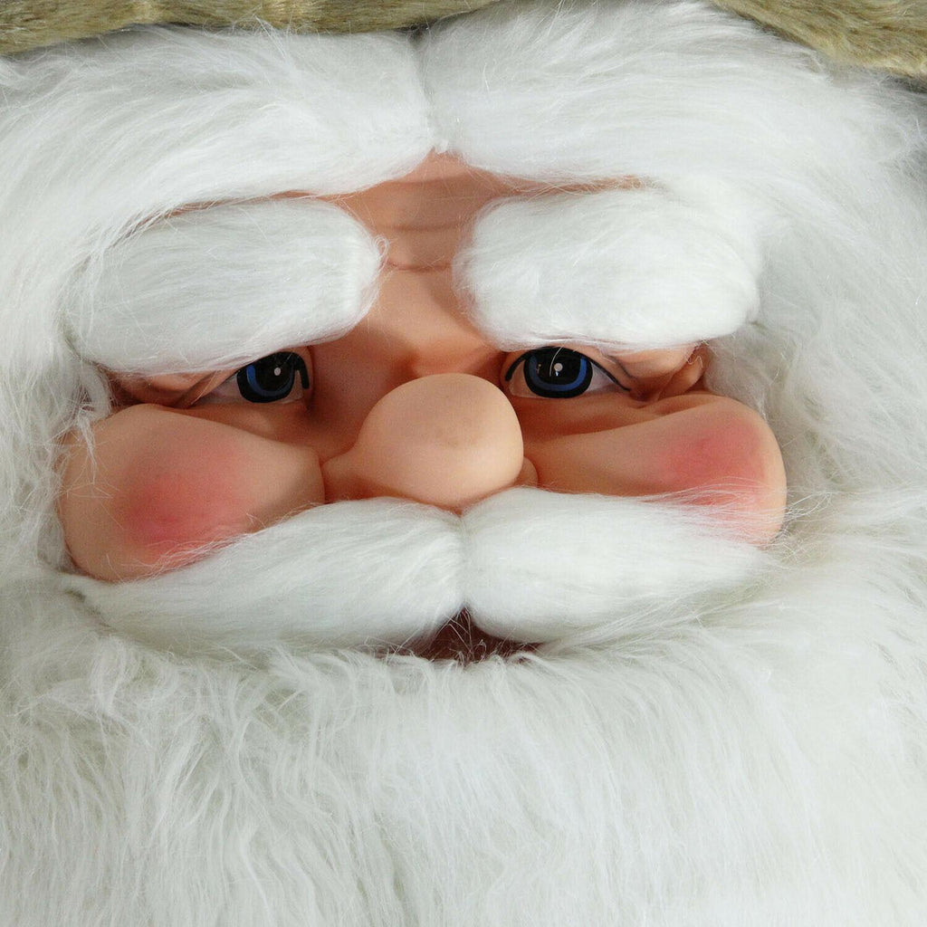 Northlight 8' LED Inflatable Musical Santa Claus Christmas Figure - Gift Bag