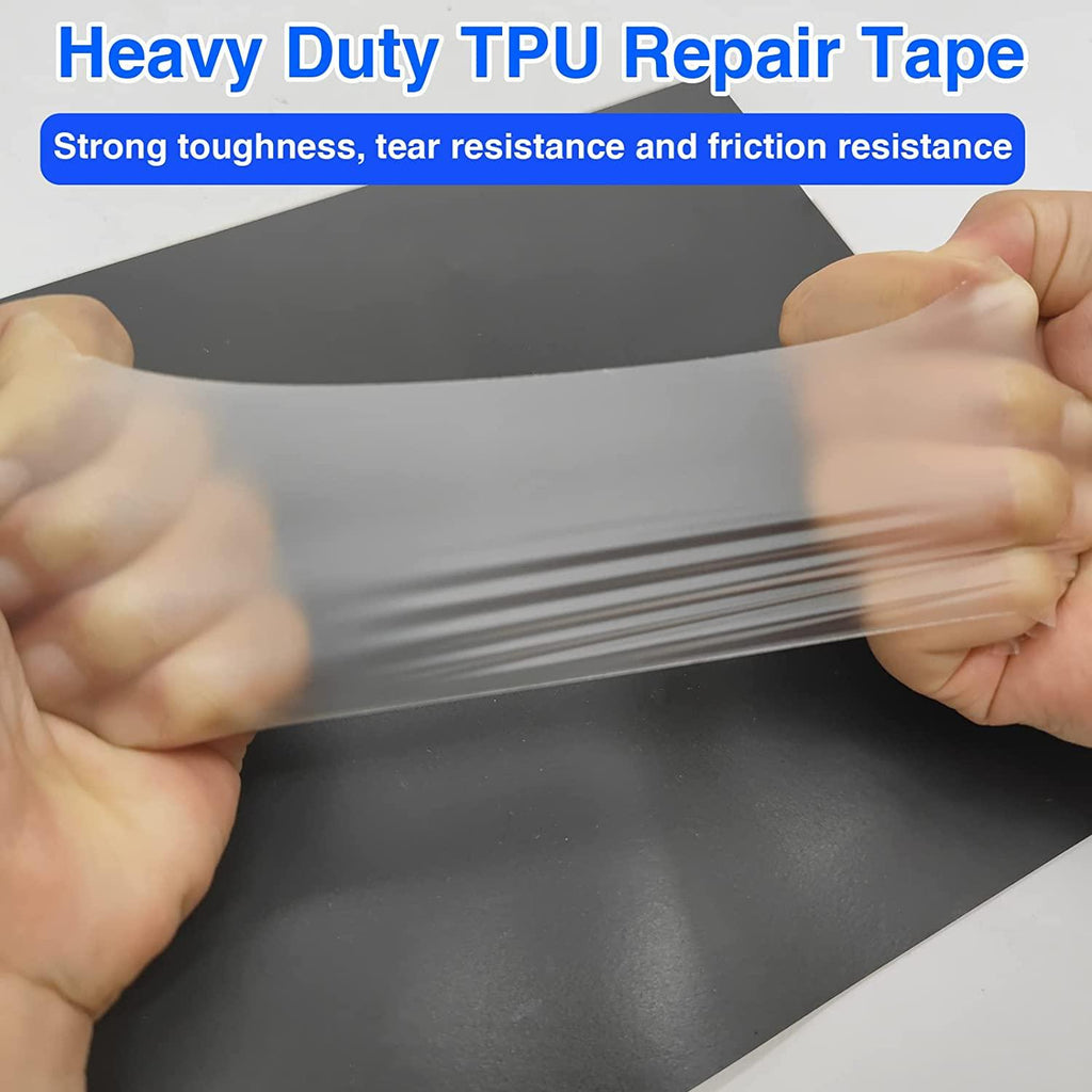 7ft roll tpu pool repair patch kit for air mattress, bounce house, swimming pool, tent, canvas, canopy, pool floats, tubes air bed and inflatable toys, 3.15 in x 7 ft roll…