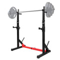 XGEEK Home Indoor Fitness Adjustable Multi-function Barbell Stand Squat Bench Press Trainer Steel Squat Rack for Gym Workout Exercise