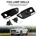 2018-20 RSQ5 Audi Q5 SQ5 SUV Black Front Honeycomb Fog Lamp Grilles Cover Generic